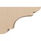 Ekena Millwork 6"W x 18"D x 12"H Classic New Brighton Rough Cedar Woodgrain TimberThane Corbel, Primed Tan CORUR06X18X12NEBRCPR - alternate 4